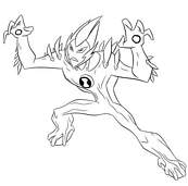 coloriage monstre ben 10